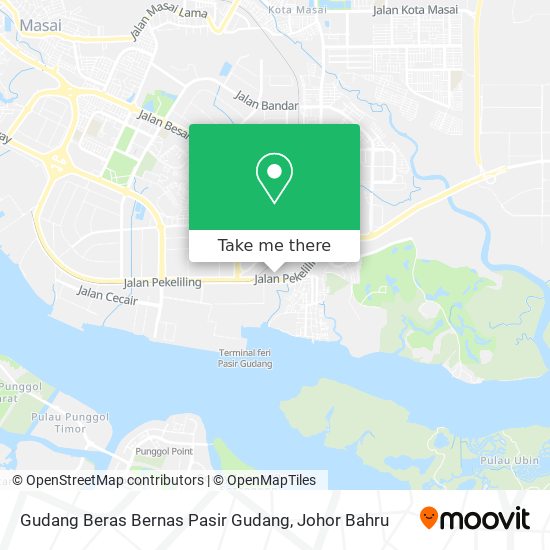 Gudang Beras Bernas Pasir Gudang map