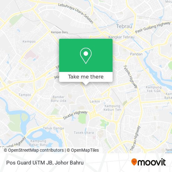 Pos Guard UiTM JB map