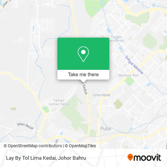 Lay By Tol Lima Kedai map