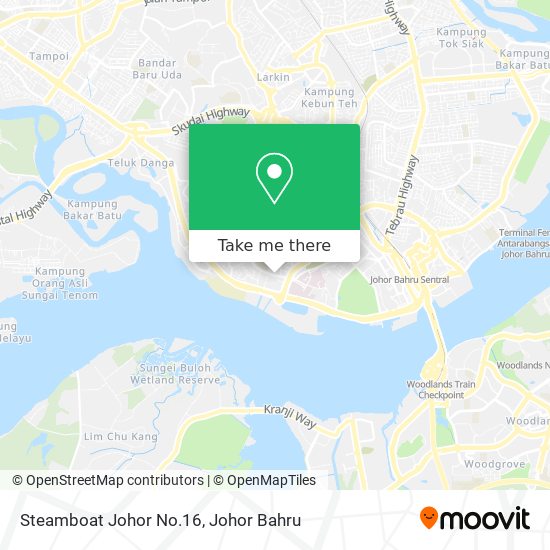Steamboat Johor No.16 map