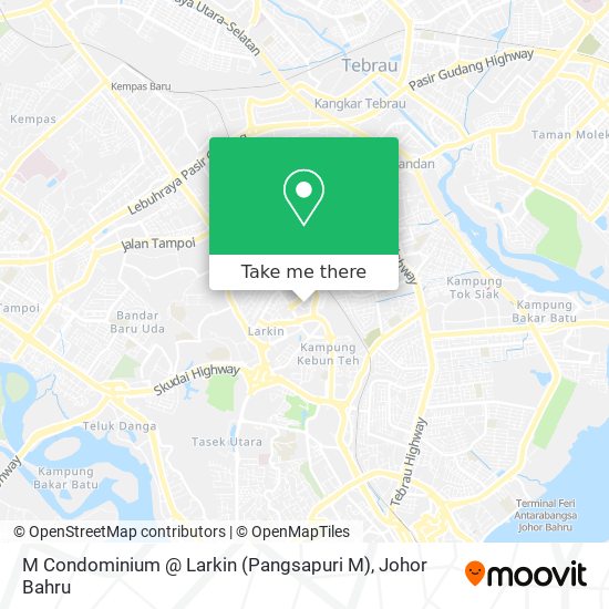 M Condominium @ Larkin (Pangsapuri M) map