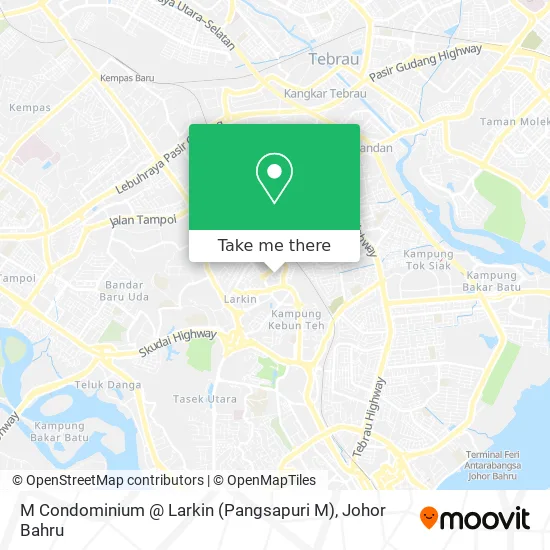 M Condominium @ Larkin (Pangsapuri M) map