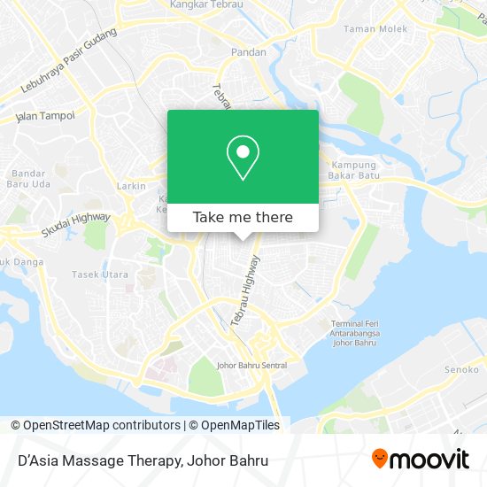 D’Asia Massage Therapy map