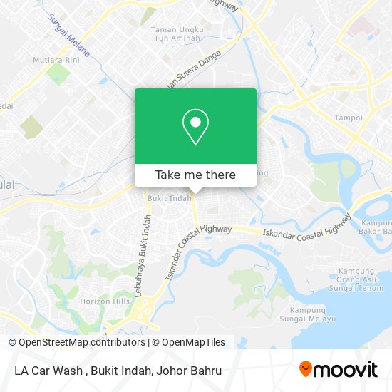LA Car Wash , Bukit Indah map