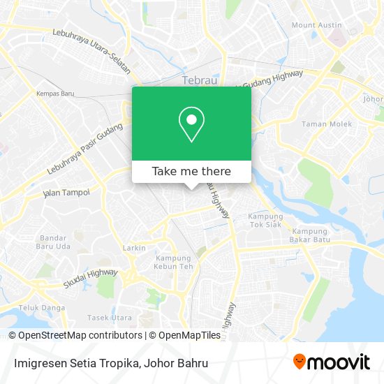 Imigresen Setia Tropika map