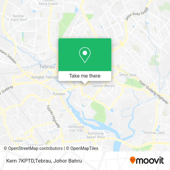 Kem 7KPTD,Tebrau map
