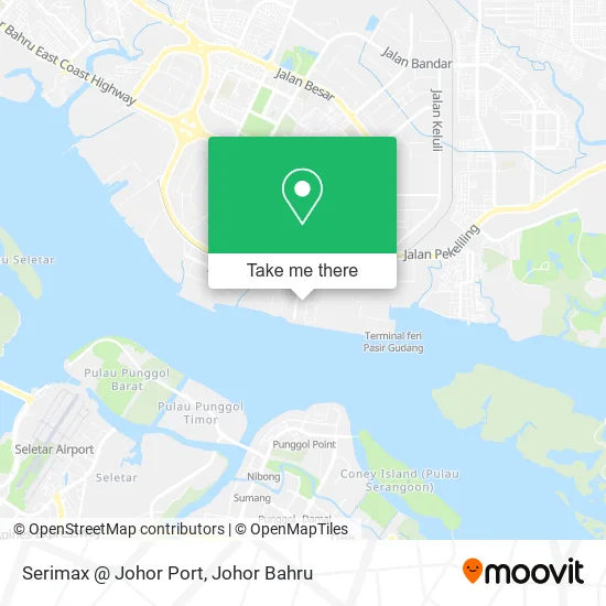 Serimax @ Johor Port map