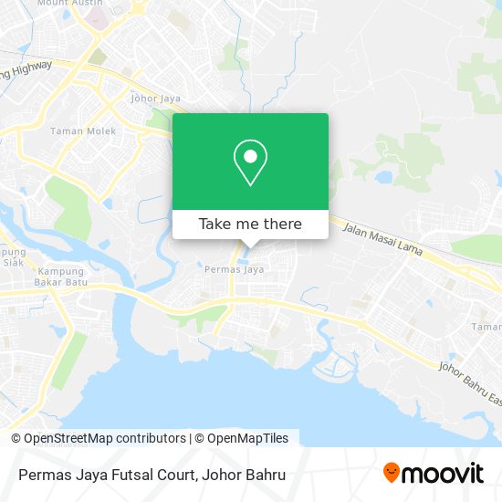 Permas Jaya Futsal Court map