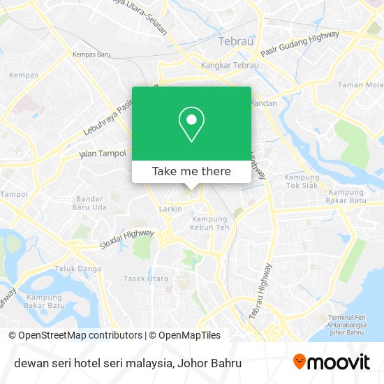 dewan seri hotel seri malaysia map