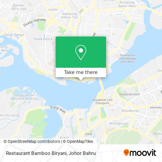 Restaurant Bamboo Biryani map