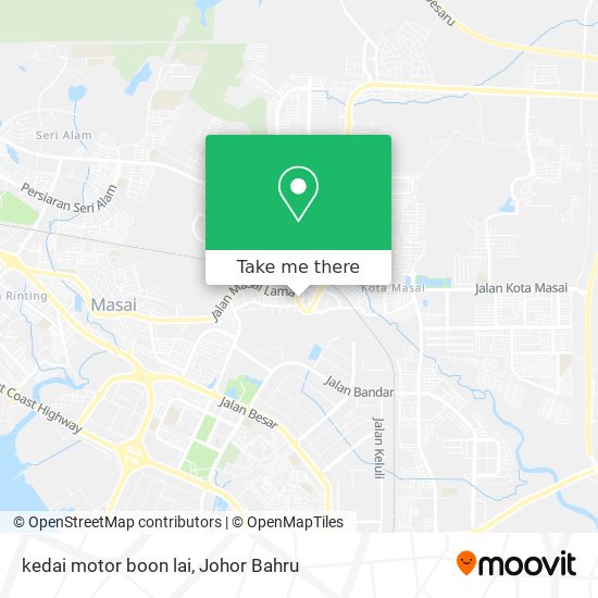 kedai motor boon lai map
