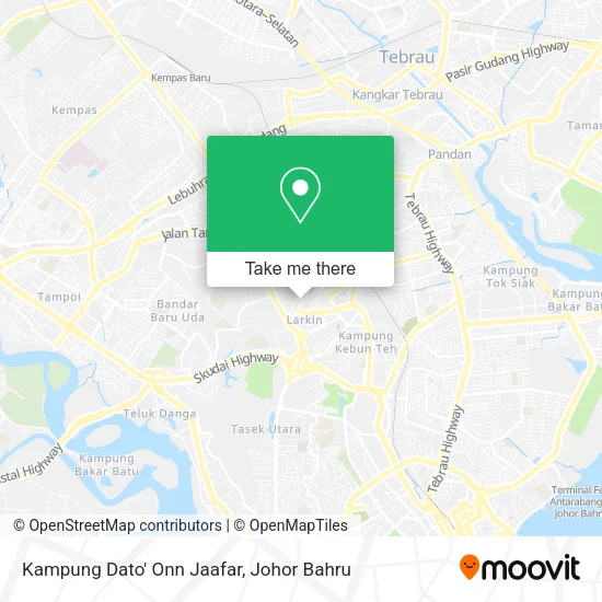 Kampung Dato' Onn Jaafar map