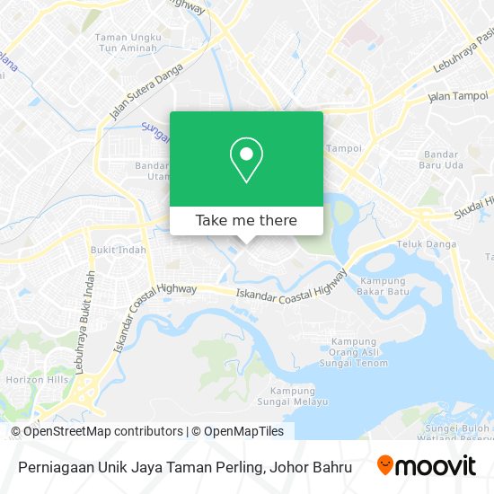 Perniagaan Unik Jaya Taman Perling map