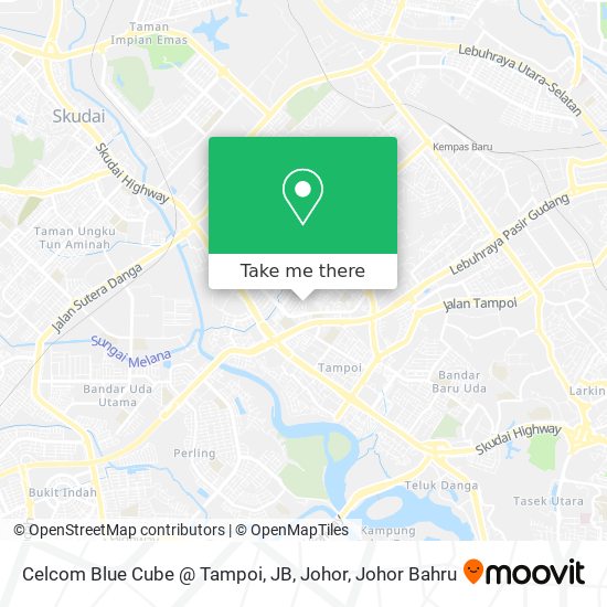 Celcom Blue Cube @ Tampoi, JB, Johor map