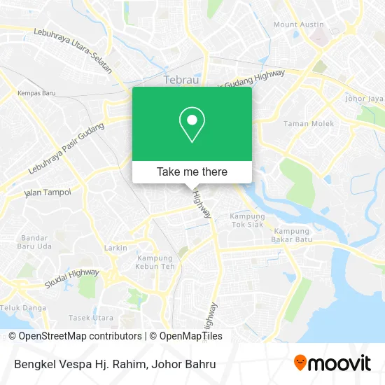 Bengkel Vespa Hj. Rahim map