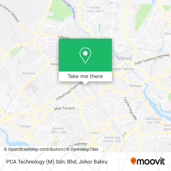 PCA Technology (M) Sdn. Bhd map