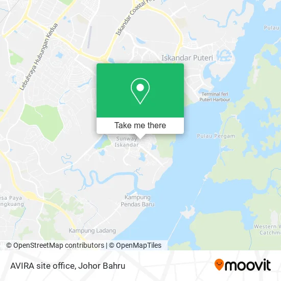 AVIRA site office map
