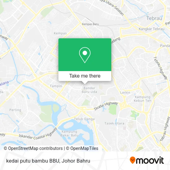 kedai putu bambu BBU map