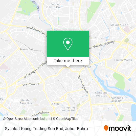 Syarikat Kiang Trading Sdn Bhd map