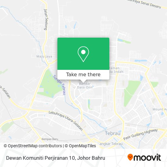 Dewan Komuniti Perjiranan 10 map