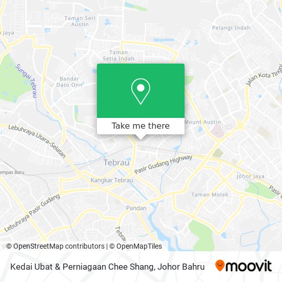 Kedai Ubat & Perniagaan Chee Shang map