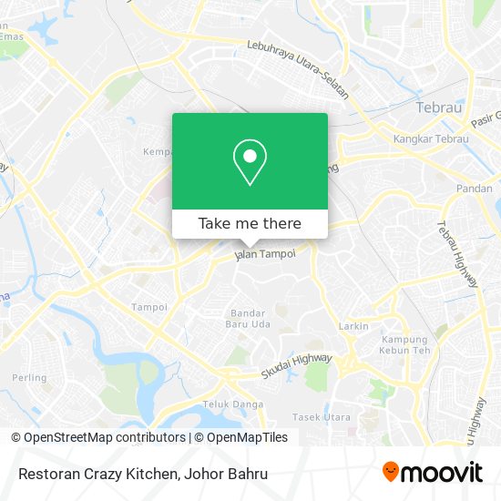 Restoran Crazy Kitchen map