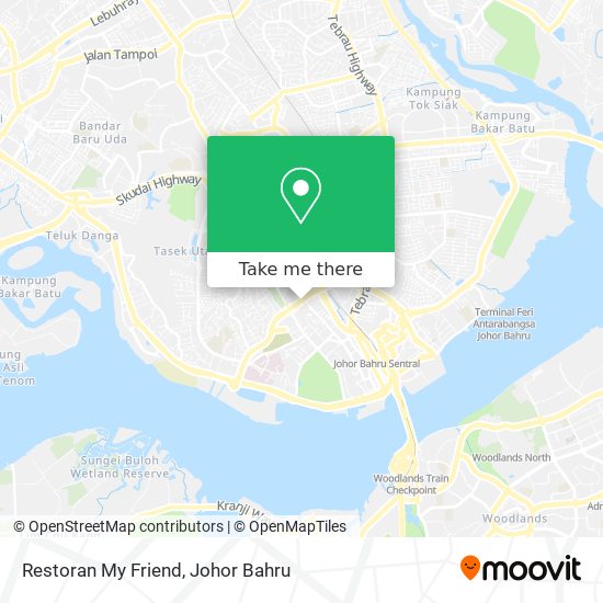 Restoran My Friend map