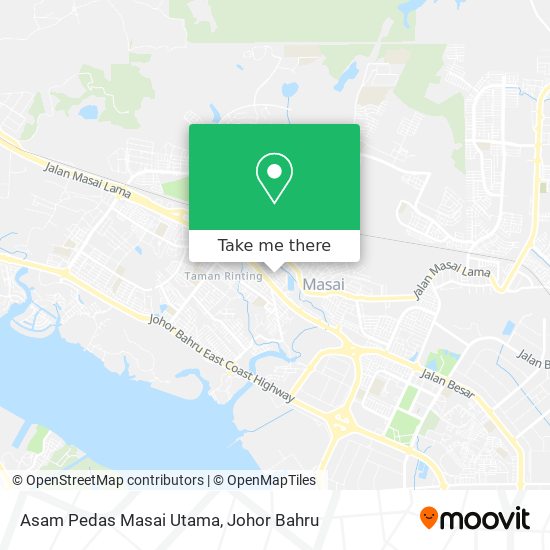 Asam Pedas Masai Utama map