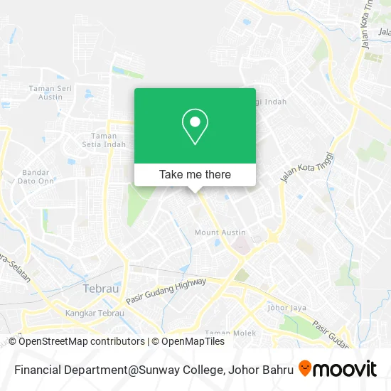 Financial Department@Sunway College map