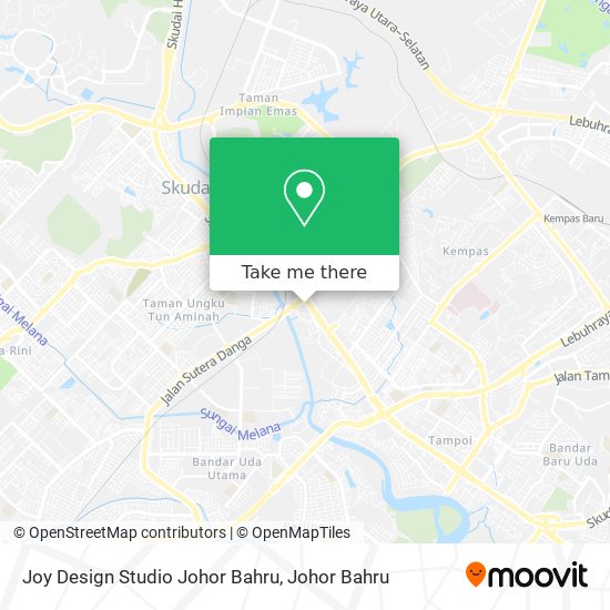 Joy Design Studio Johor Bahru map