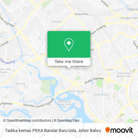 Tadika kemas PEKA Bandar Baru Uda map