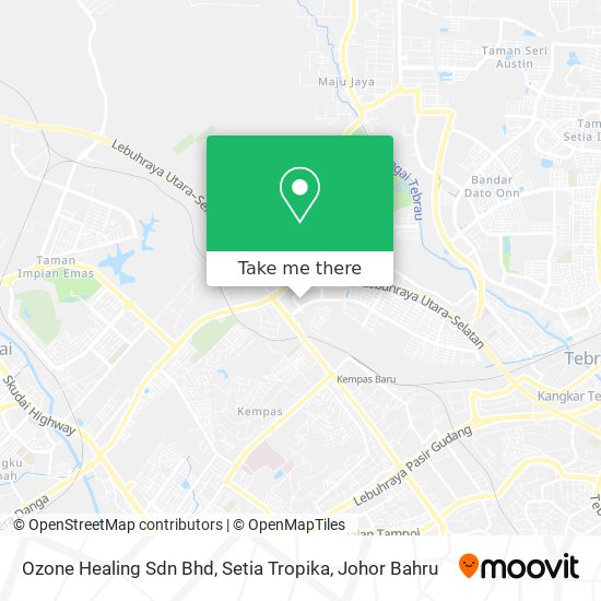 Ozone Healing Sdn Bhd, Setia Tropika map