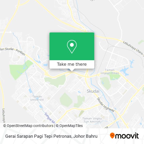 Gerai Sarapan Pagi Tepi Petronas map