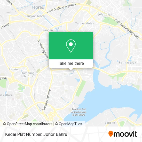 Kedai Plat Number map