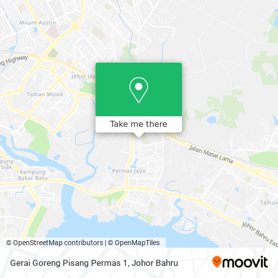 Gerai Goreng Pisang Permas 1 map