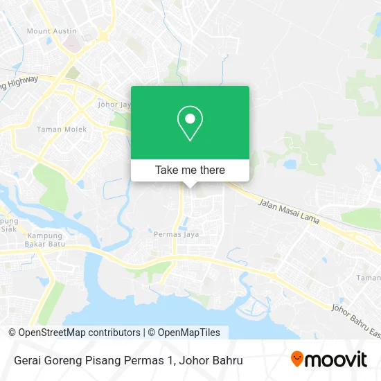 Gerai Goreng Pisang Permas 1 map