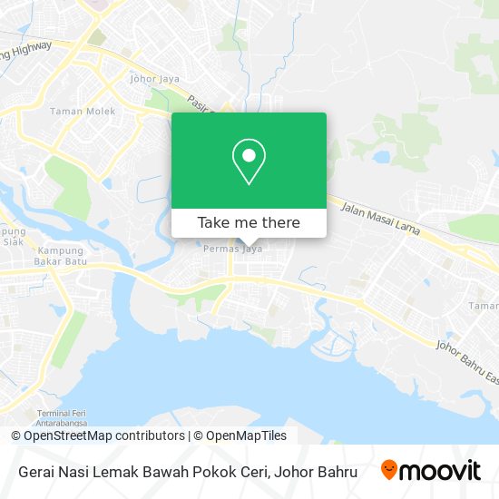 Gerai Nasi Lemak Bawah Pokok Ceri map