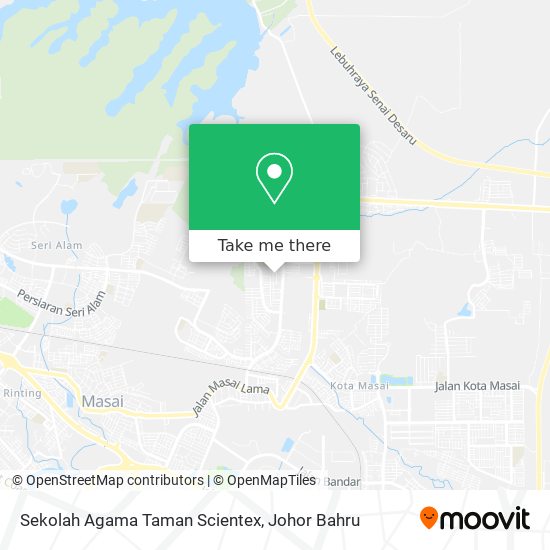 Sekolah Agama Taman Scientex map