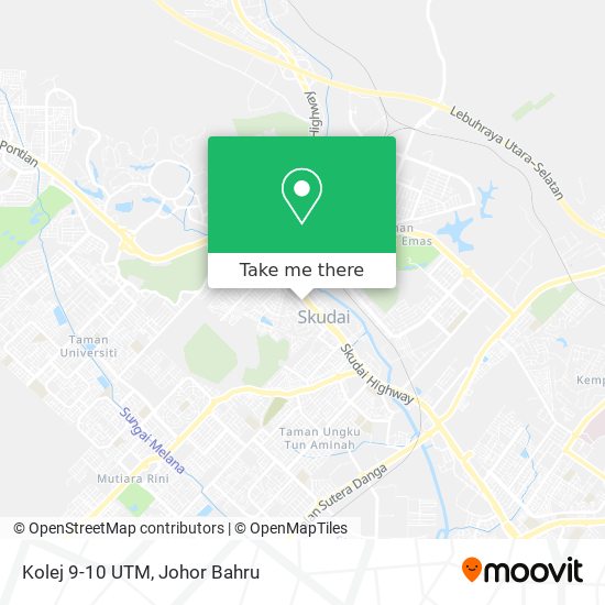 Kolej 9-10 UTM map