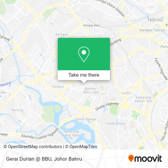 Gerai Durian @ BBU map