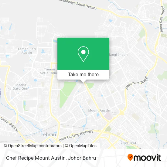 Chef Recipe Mount Austin map