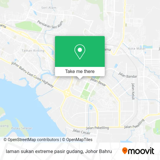 laman sukan extreme pasir gudang map