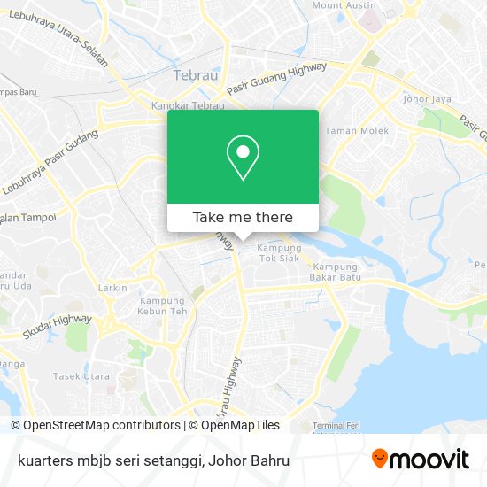 kuarters mbjb seri setanggi map