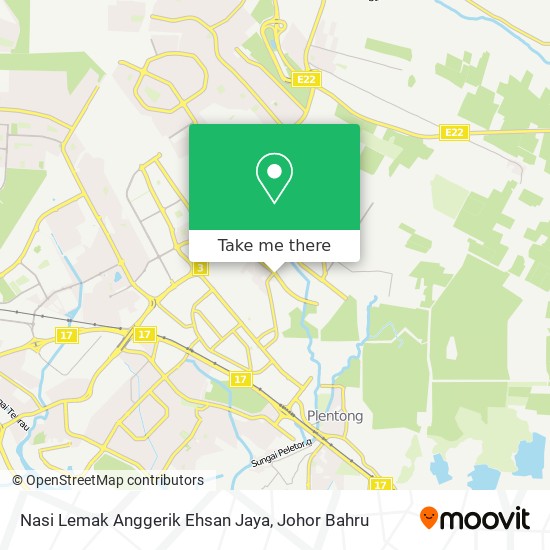 Nasi Lemak Anggerik Ehsan Jaya map