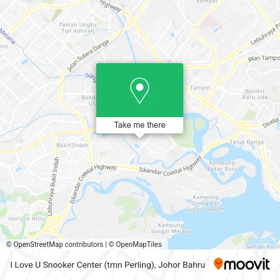 I Love U Snooker Center  (tmn Perling) map