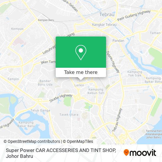 Super Power CAR ACCESSERIES AND TINT SHOP map