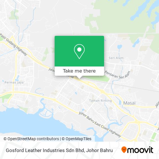 Gosford Leather Industries Sdn Bhd map