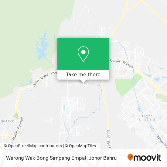 Warong Wak Bong Simpang Empat map