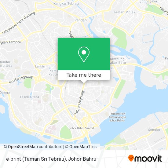 e-print (Taman Sri Tebrau) map