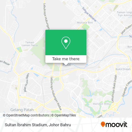 Sultan İbrahim Stadium map